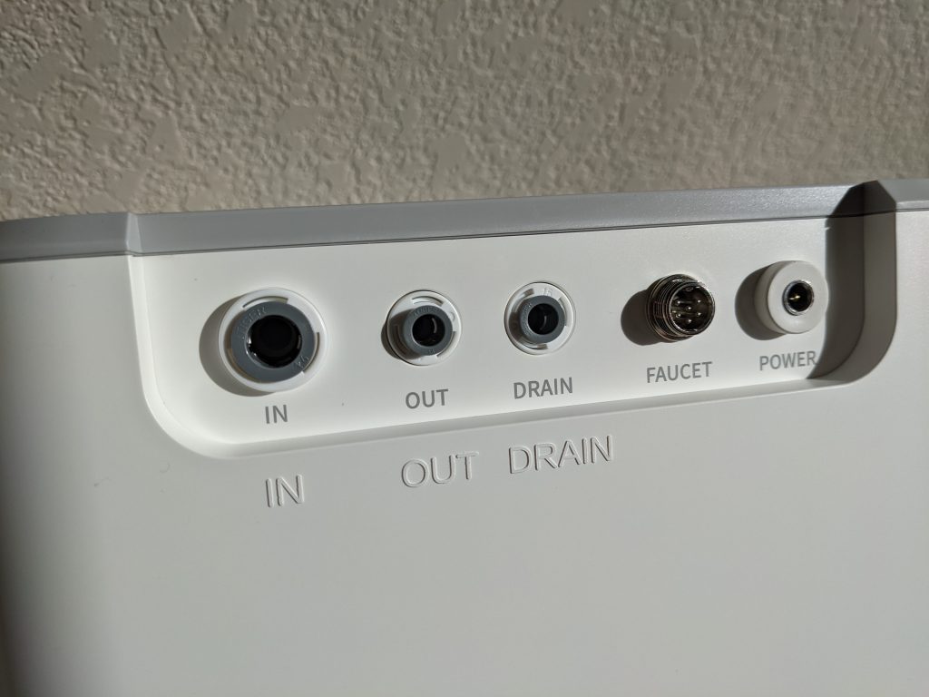 NU Aqua Efficiency Series Tankless 600GPD Reverse Osmosis System Connections
